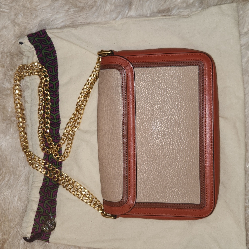 Tory Burch☆ Chelsea Colorblock Convertible Shoulder/ Crossbody Bag - Picture 5 of 12